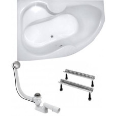 Ванна Montana 170 L + сифон + ніжки, Koller Pool MONTANA170X105L+WBW0001+B70CМMA-57