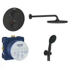 GROHTHERM   набір для душу (266682430+35604000+1022082430+264062433) колір чорний матовий GROHE UA26415SC9