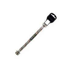 Гнучка підводка для підключення води Kroner KRP 1/2" ВЗ 150 см в обплетенні з нержавіючої сталі