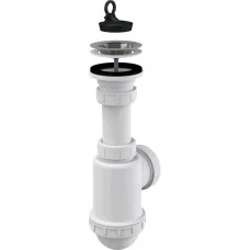 Сифон для мийки з нержавіючою решіткою d70 d50/40, Alcaplast A441-DN50/40