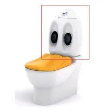 DUCKY Унітазна чаша, Creavit DC400-00CB00E-0000